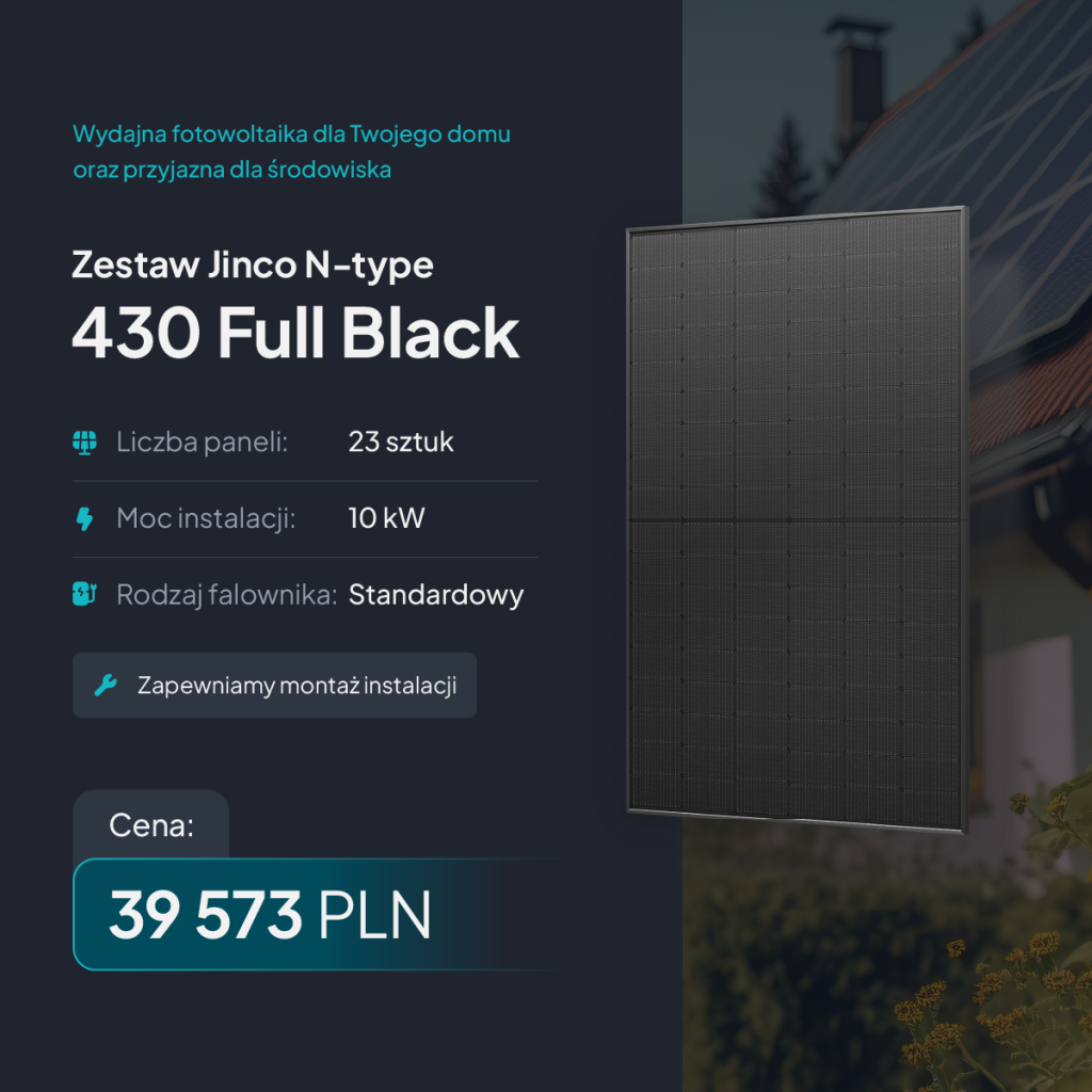 Zestaw Jinco N-type 430 Full Black 39573