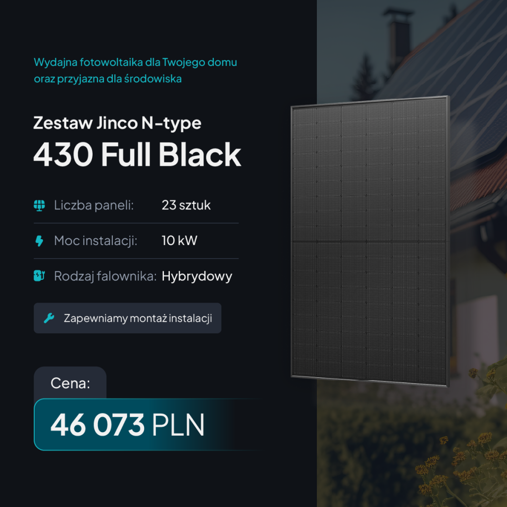 Zestaw Jinco N-type 430 Full Black 46073